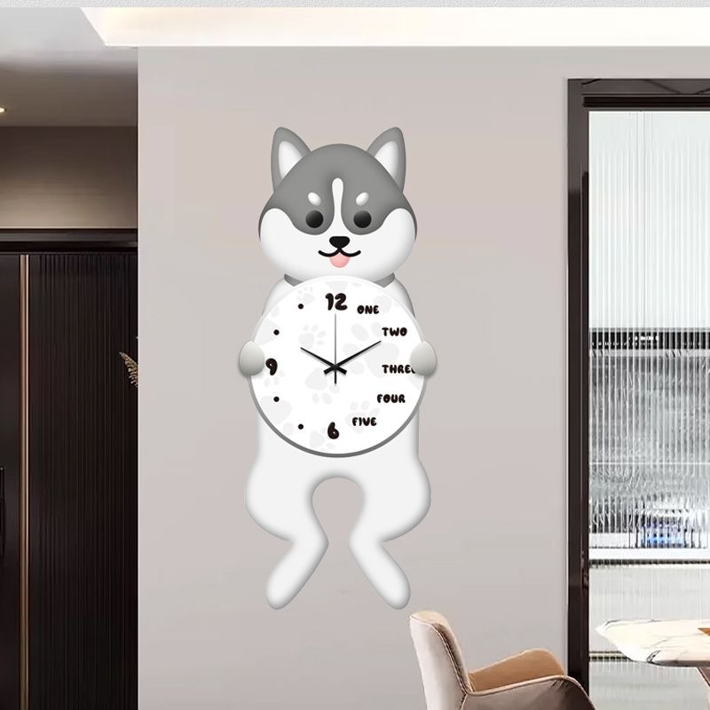 Animal Clock 80X41 CM 11 Environmentally friendly material, no need for punching Animal Clock 80X41 CM 11 Environmentally friendly material, no need for punching